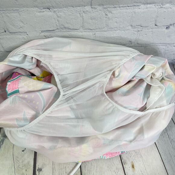 Beach Bros Surf Shop Shorts Mens Large Pink Tropical Swim Trunks Lined Brief - Picture 8 of 12